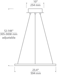 Vellavi 24 LED Chandelier | Visual Comfort Modern