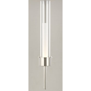 Linger LED Wall Sconce – Glass Cylinder Wall Light by Visual Comfort Modern