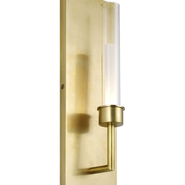 Linger LED Wall Sconce – Glass Cylinder Wall Light by Visual Comfort Modern