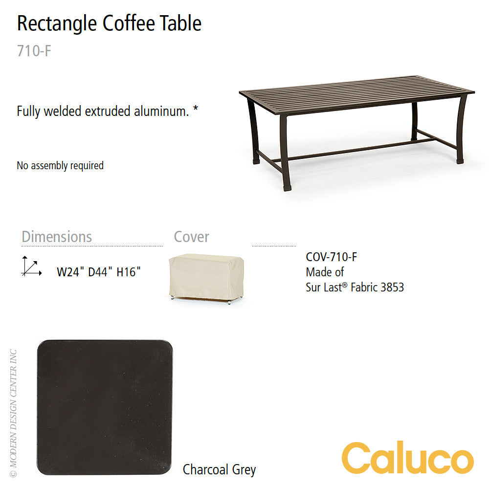 San Michelle Rectangle Coffee Table by Caluco | Caluco | LoftModern