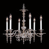 Framburg Kensington 6 - Light Polished Silver Dining Chandelier 7446 PS