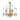 Framburg Kensington 9 - Light Polished Brass Dining Chandelier 7449 PB