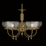 Framburg Chancery 5 - Light Polished Brass Dining Chandelier 7525 PB