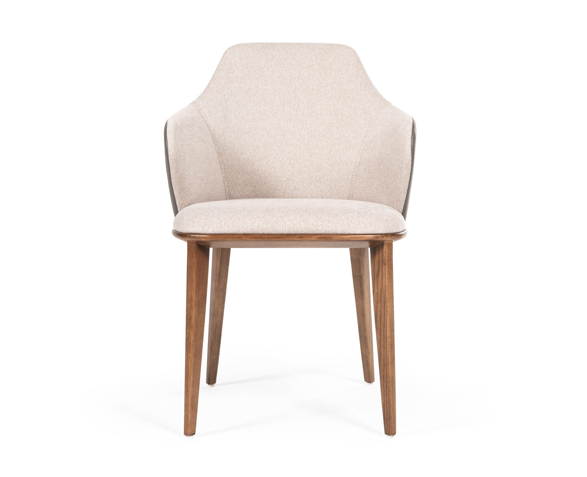 VIG Furniture Modrest Megan Beige Grey Dining Chair