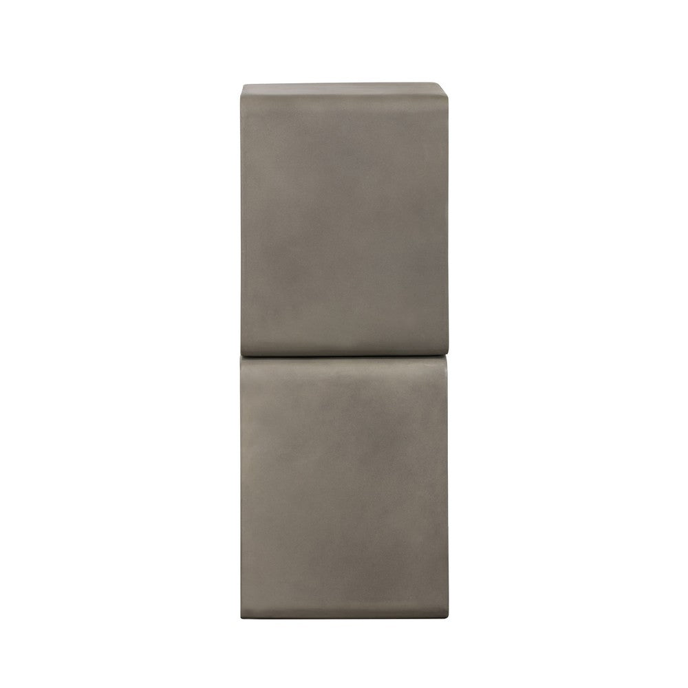 VIG Furniture Modrest Pickens Grey Concrete Cube Shelf