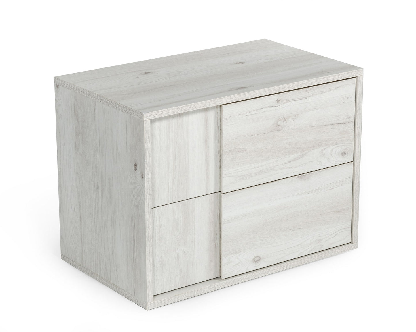VIG Furniture Nova Domus Asus Italian White Washed Oak Nightstand