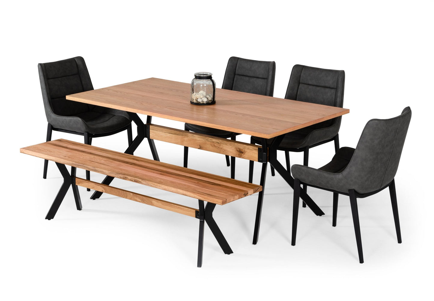VIG Furniture Modrest Nevada Drift Oak Dining Table