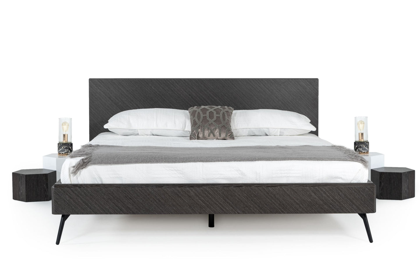 VIG Furniture Modrest Gaige Grey Elm Bed
