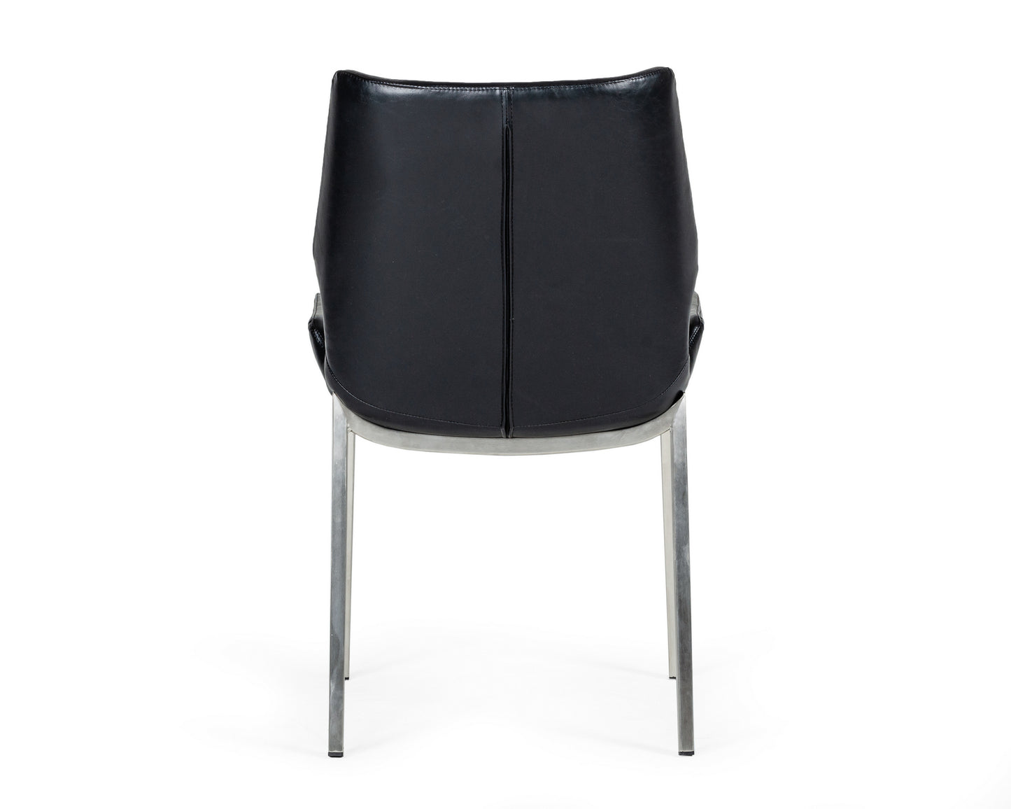 VIG Furniture Modrest Tina Black Leather Dining Chair Set of 2