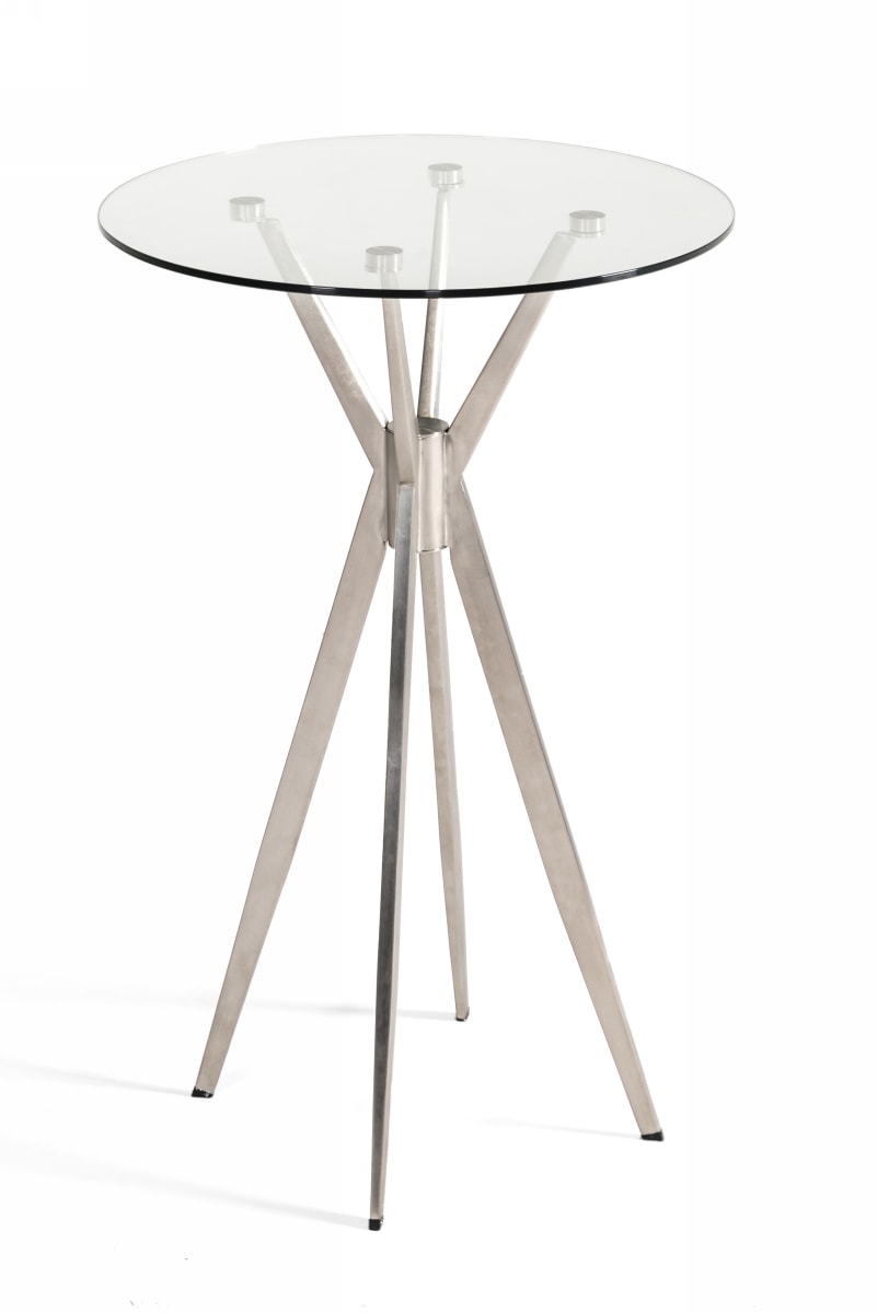 VIG Furniture Modrest Kaitlyn Glass Bar Table