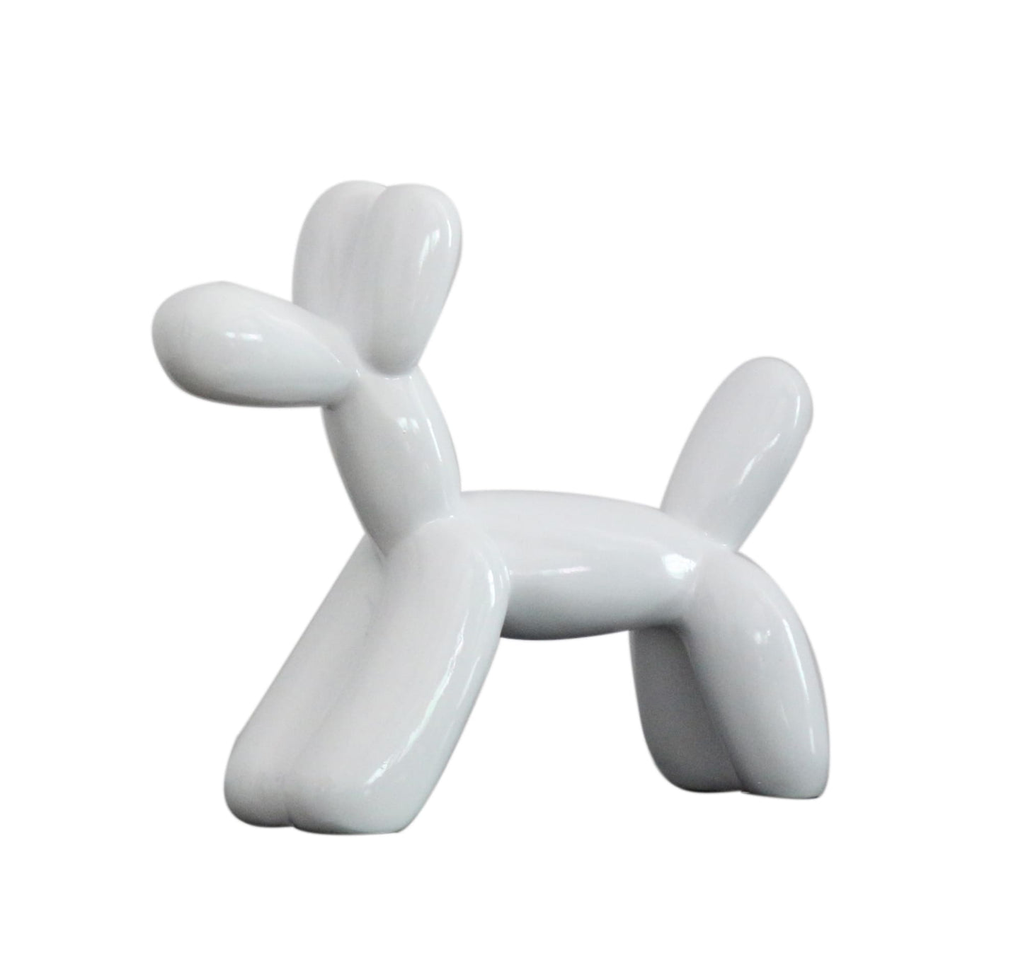 VIG Furniture Modrest White Balloon Dog Sculpture