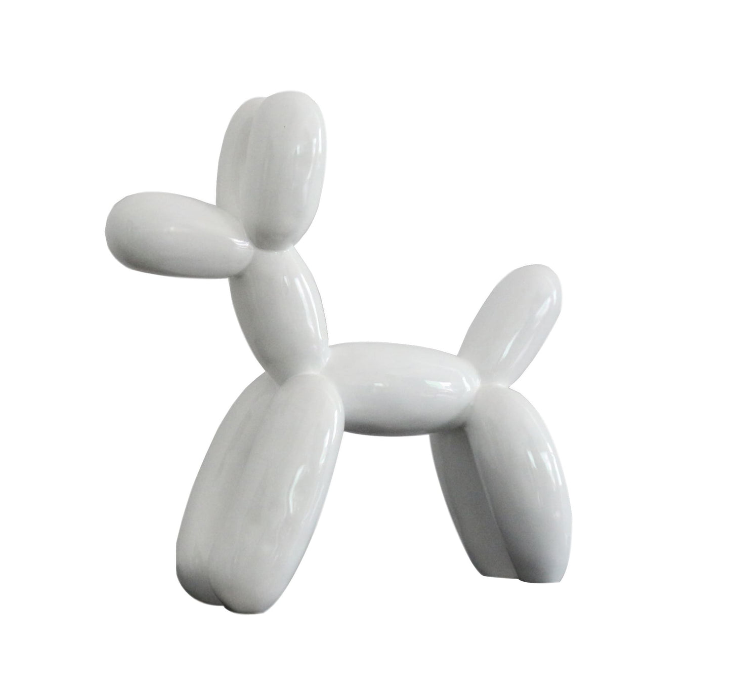 VIG Furniture Modrest White Large Balloon Dog Sculpture