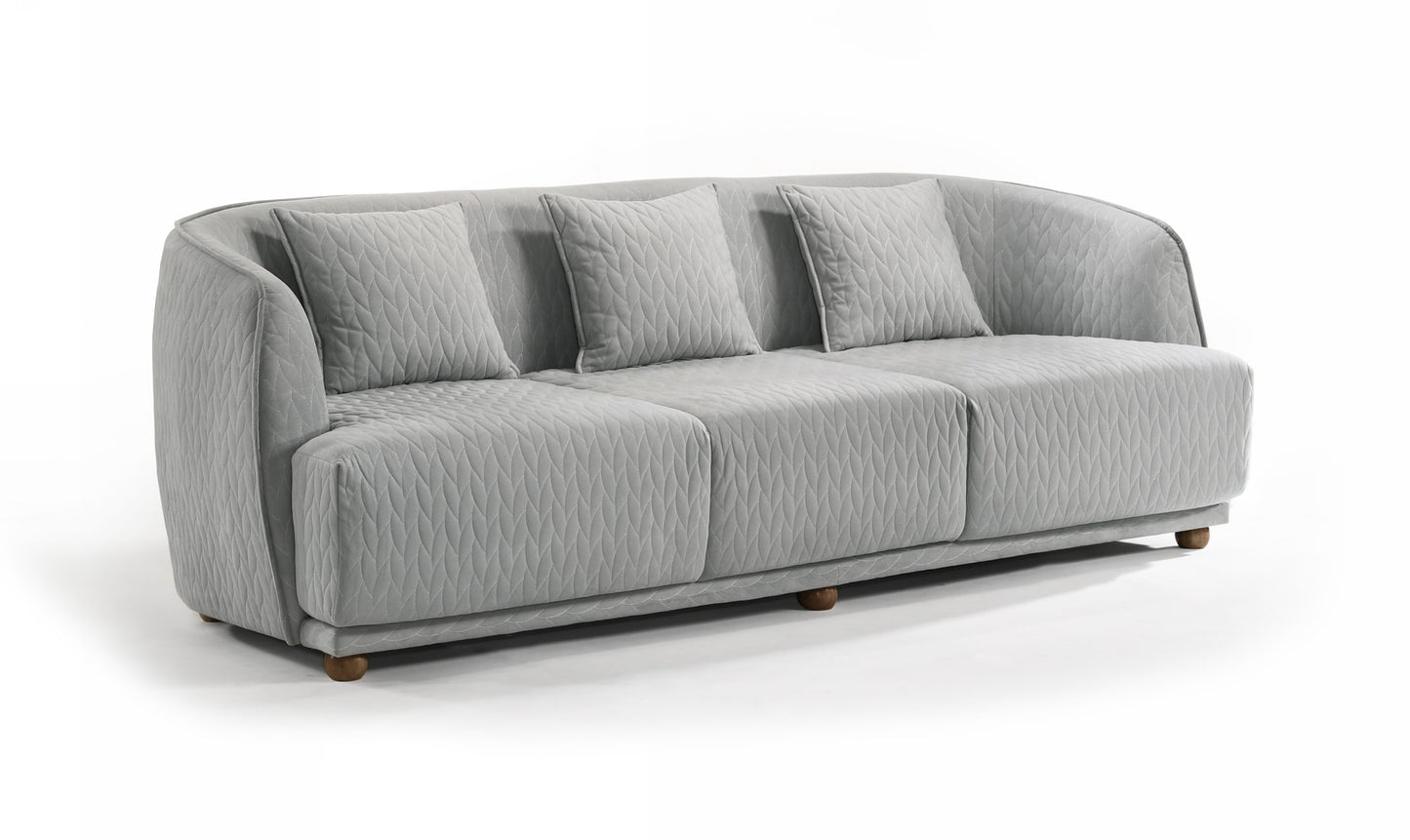 VIG Furniture Modrest Clem Grey Sofa