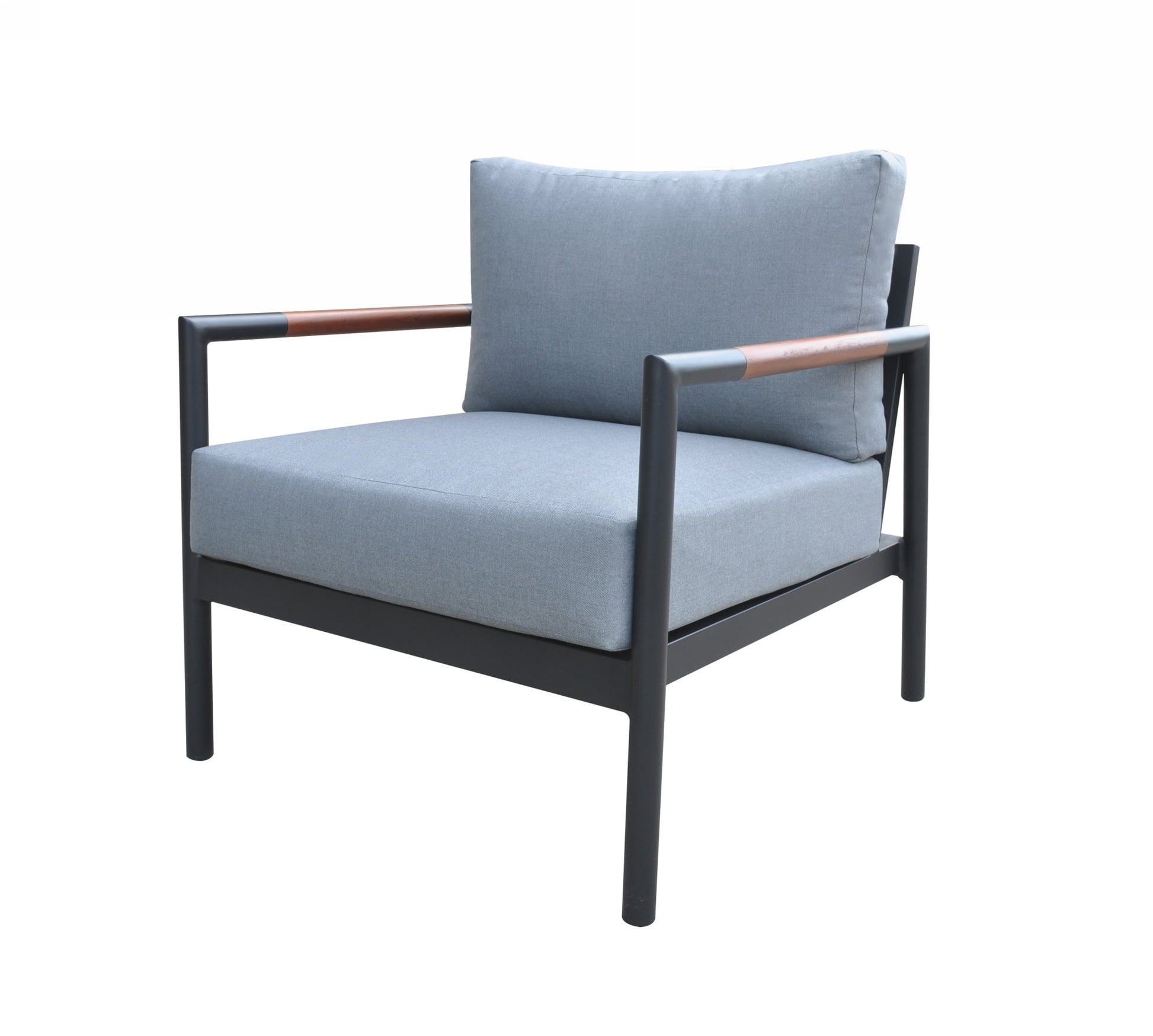 VIG Furniture Renava Kiowa Outdoor Grey Black Sofa Set