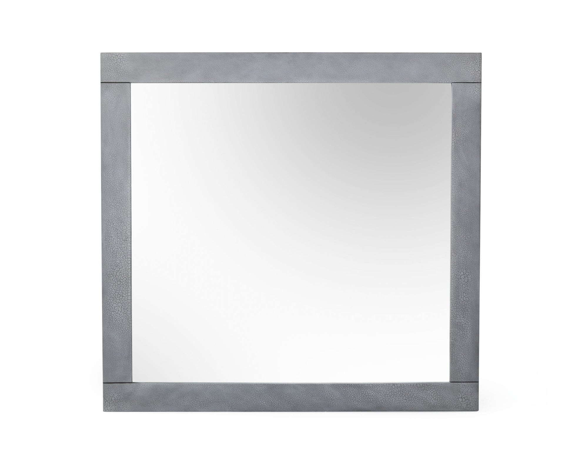 VIG Furniture Modrest Buckley Grey Crackle Mirror