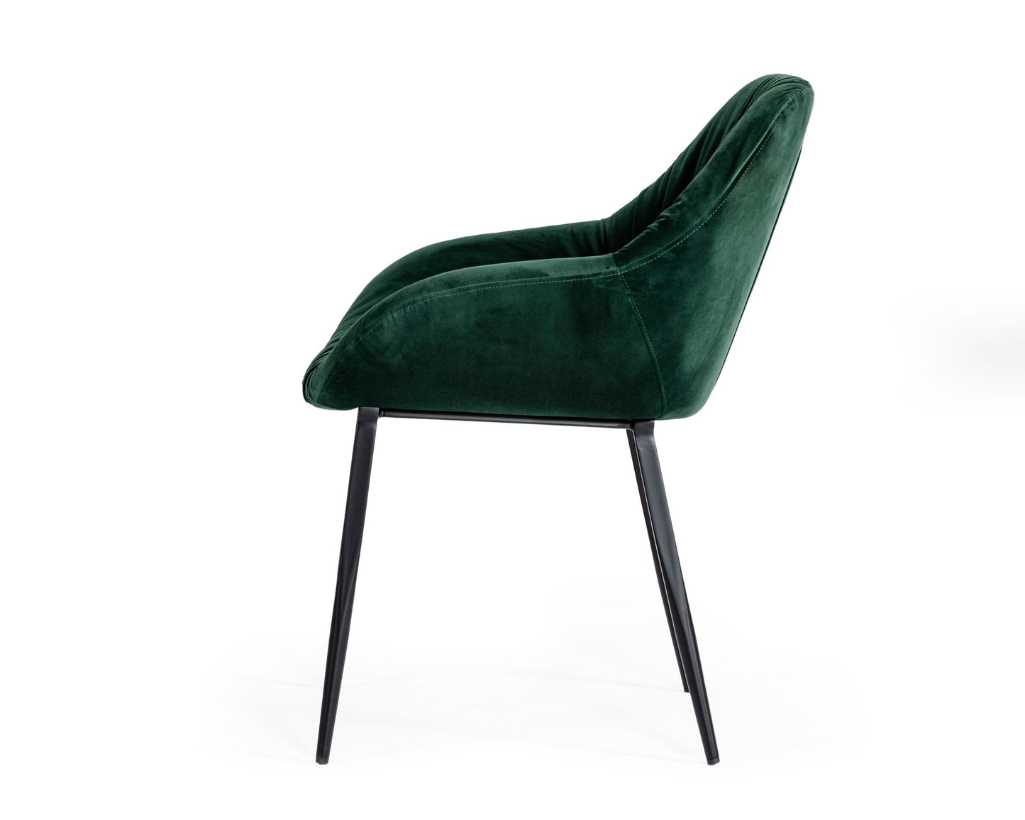 VIG Furniture Modrest Katrina Green Fabric Dining Chair
