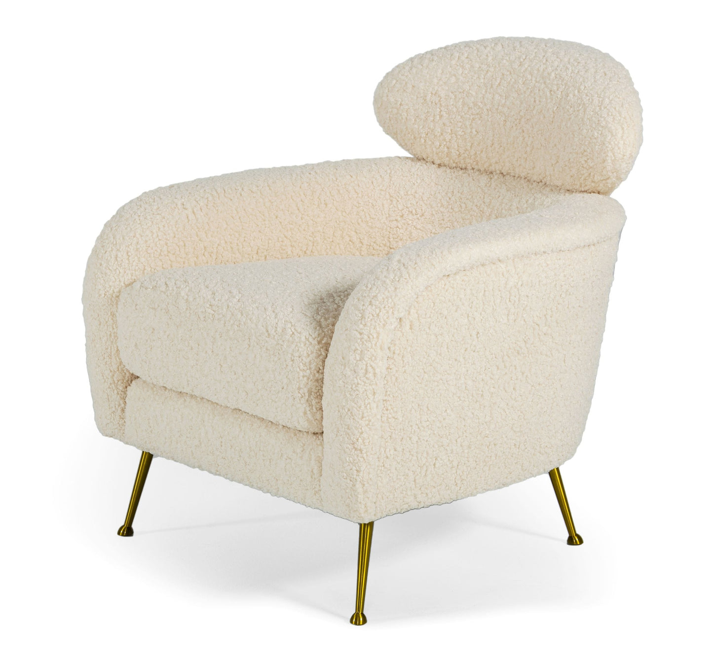 VIG Furniture Modrest Altura Faux Fur Lounge Chair