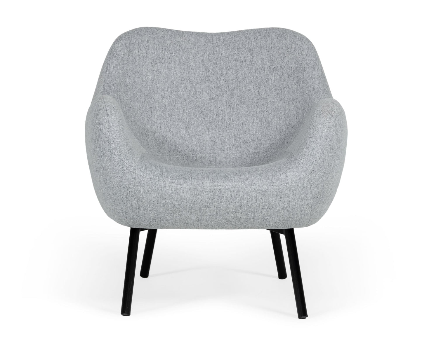 VIG Furniture Modrest Peyton Grey Fabric Accent Chair