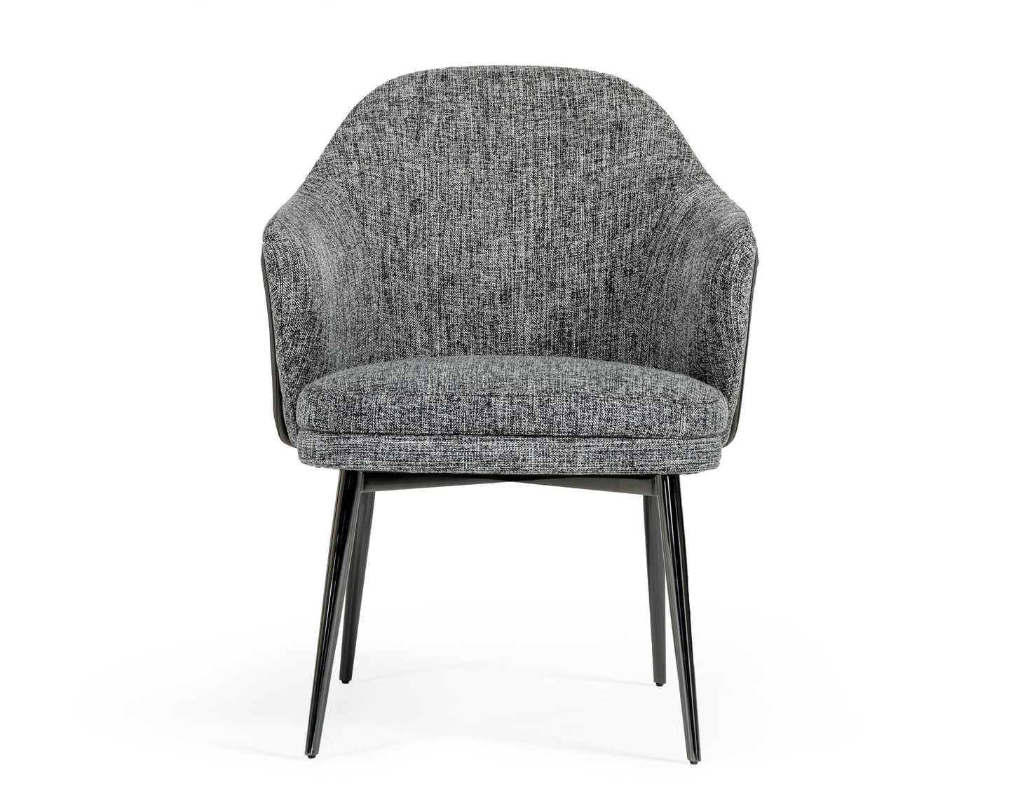 VIG Furniture Modrest Cora Grey Fabric Leatherette Dining Chair