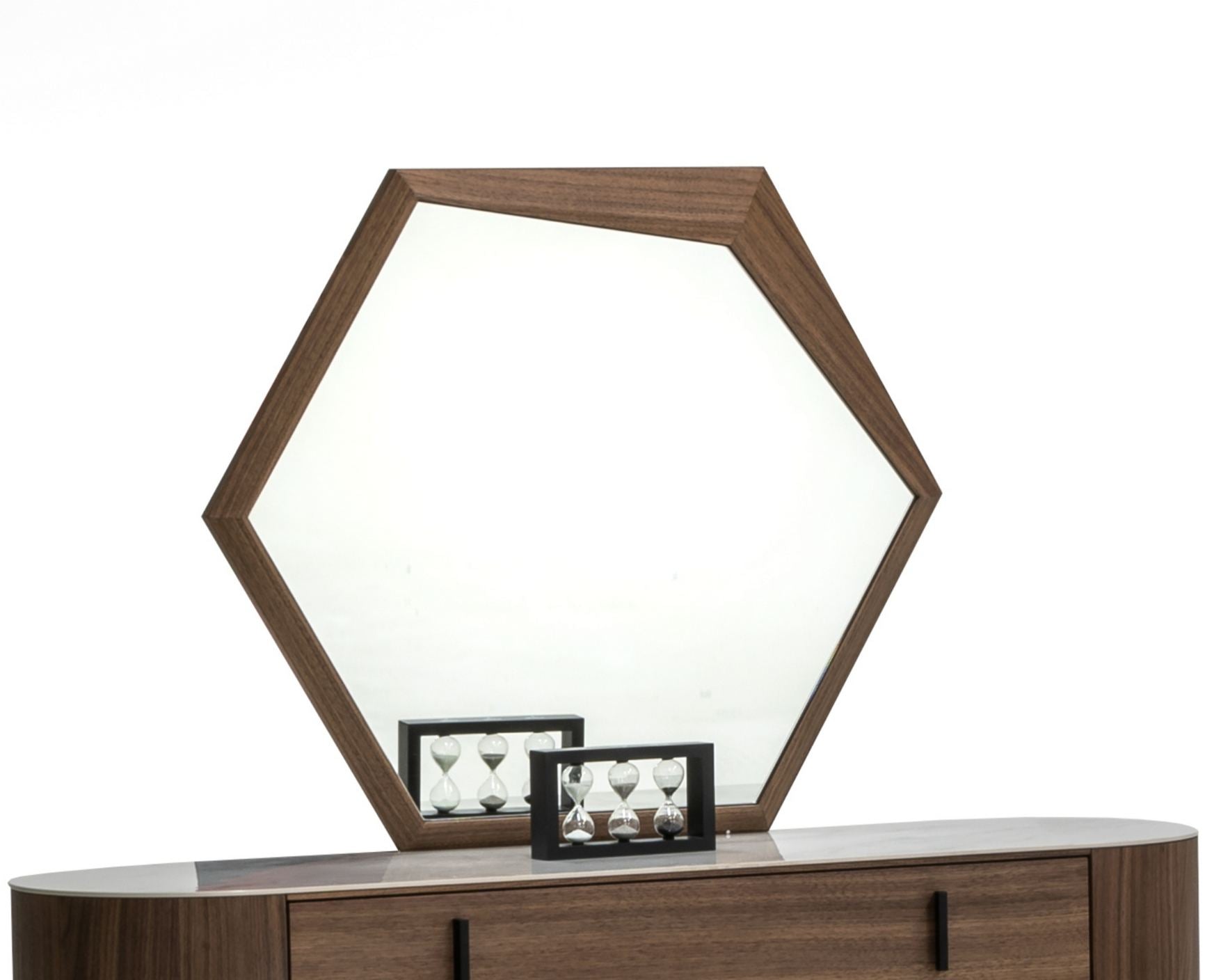 VIG Furniture Modrest Chelton Walnut Mirror