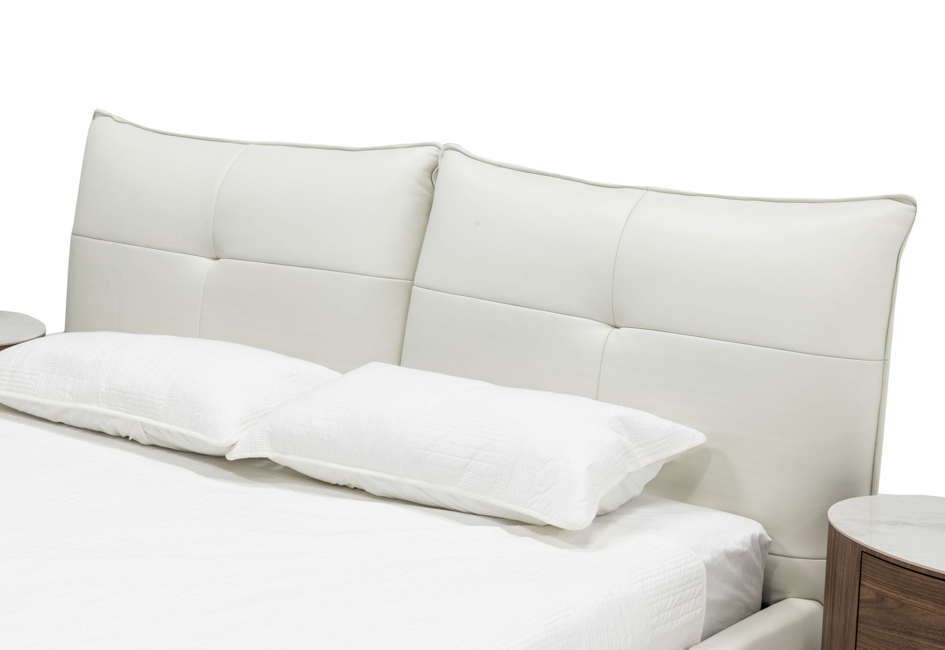 VIG Furniture Modrest Patrick White Leather Bed