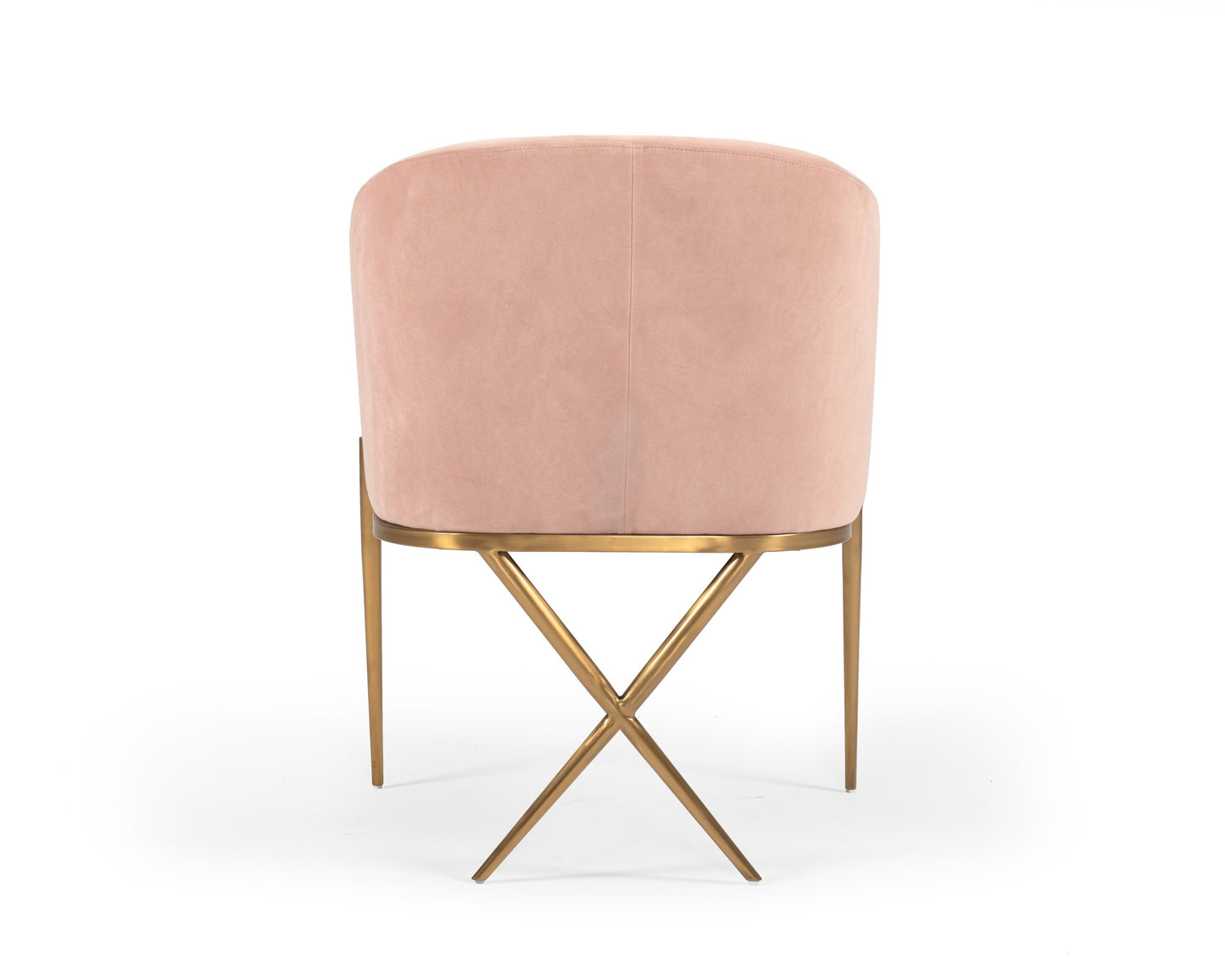 VIG Furniture Modrest Mancos Pink Velvet Accent Chair