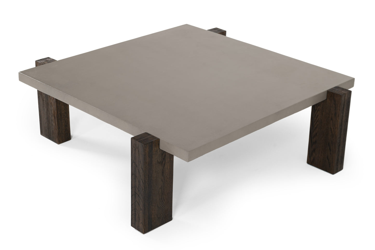 VIG Furniture Modrest Milton Dark Grey Walnut Square Coffee Table