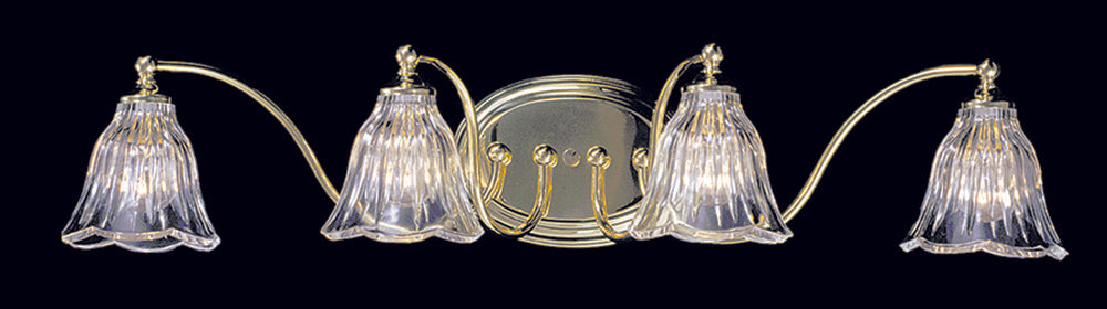 Framburg 4-Light Polished Brass Geneva Sconce