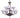 Framburg Napoleonic 9 - Light French Brass Dining Chandelier 8409 FB