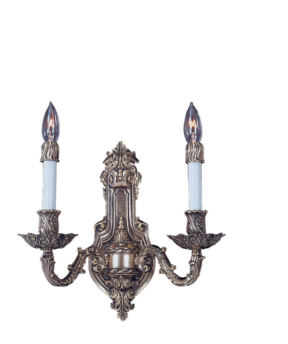 Framburg 2-Light French Brass Napoleonic Sconce