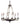 Framburg Napoleonic 6 - Light French Brass Dining Chandelier 8706 FB