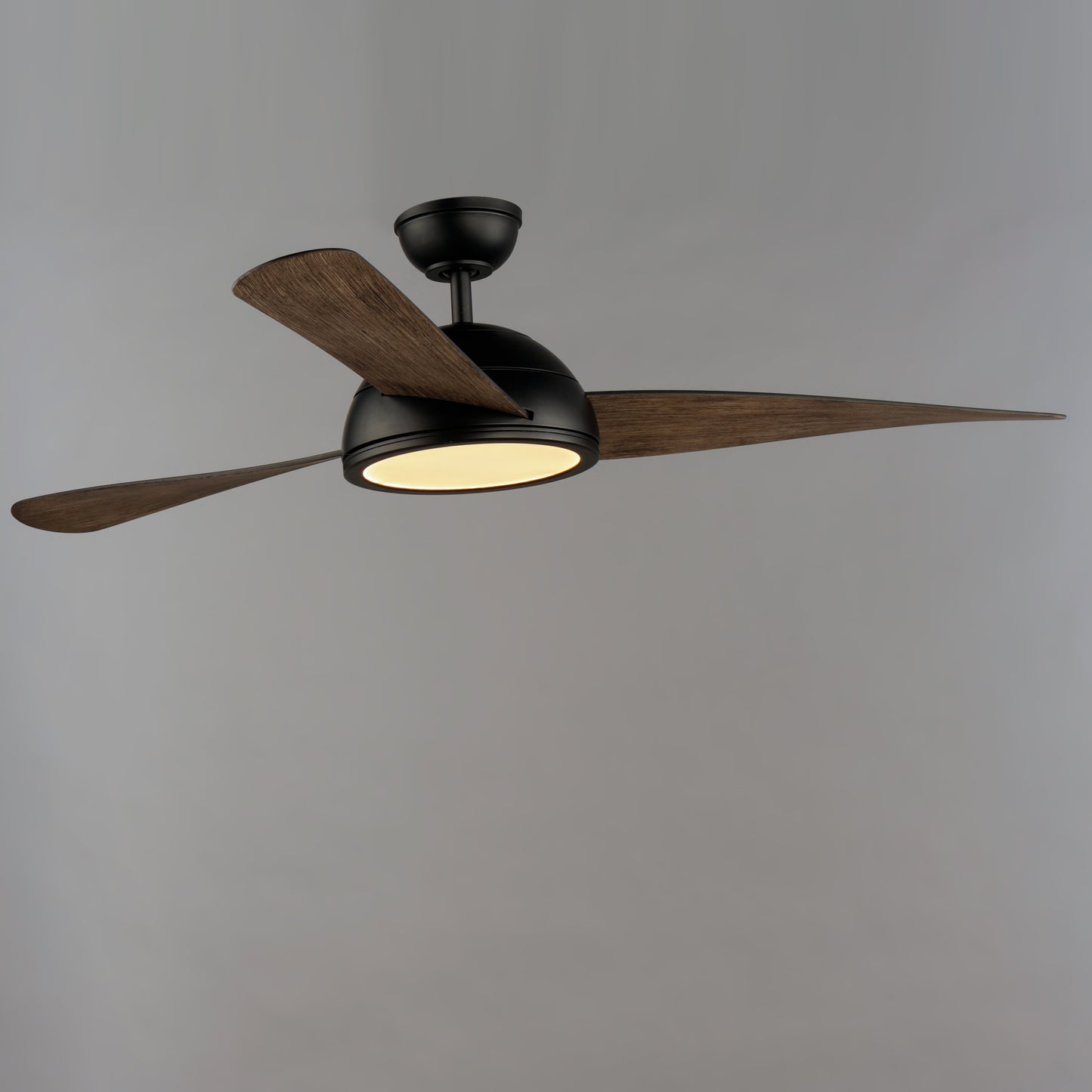 Maxim Cupola 52" Bronze LED Fan Walnut Blades