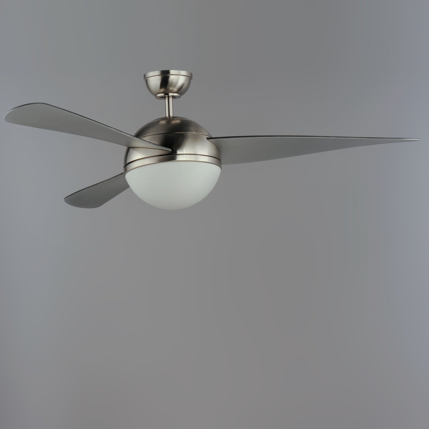 Maxim Cupola 52" Nickel Fan 2-Light LED