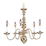 Framburg Jamestown 5 - Light Polished Brass Dining Chandelier 9126 PB