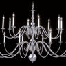 Framburg Jamestown 20 - Light Satin Pewter Foyer Chandelier 9145 SP