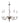 Framburg Jamestown 5 - Light Mahogany Bronze Dining Chandelier 9225 MB