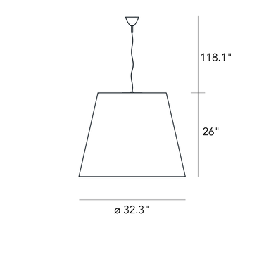 FontanaArte Amax Suspension Light