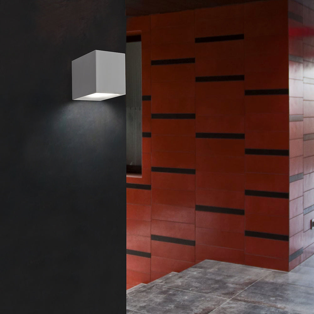 Sleek Cube Wall Sconce - Artemide Aede Lighting