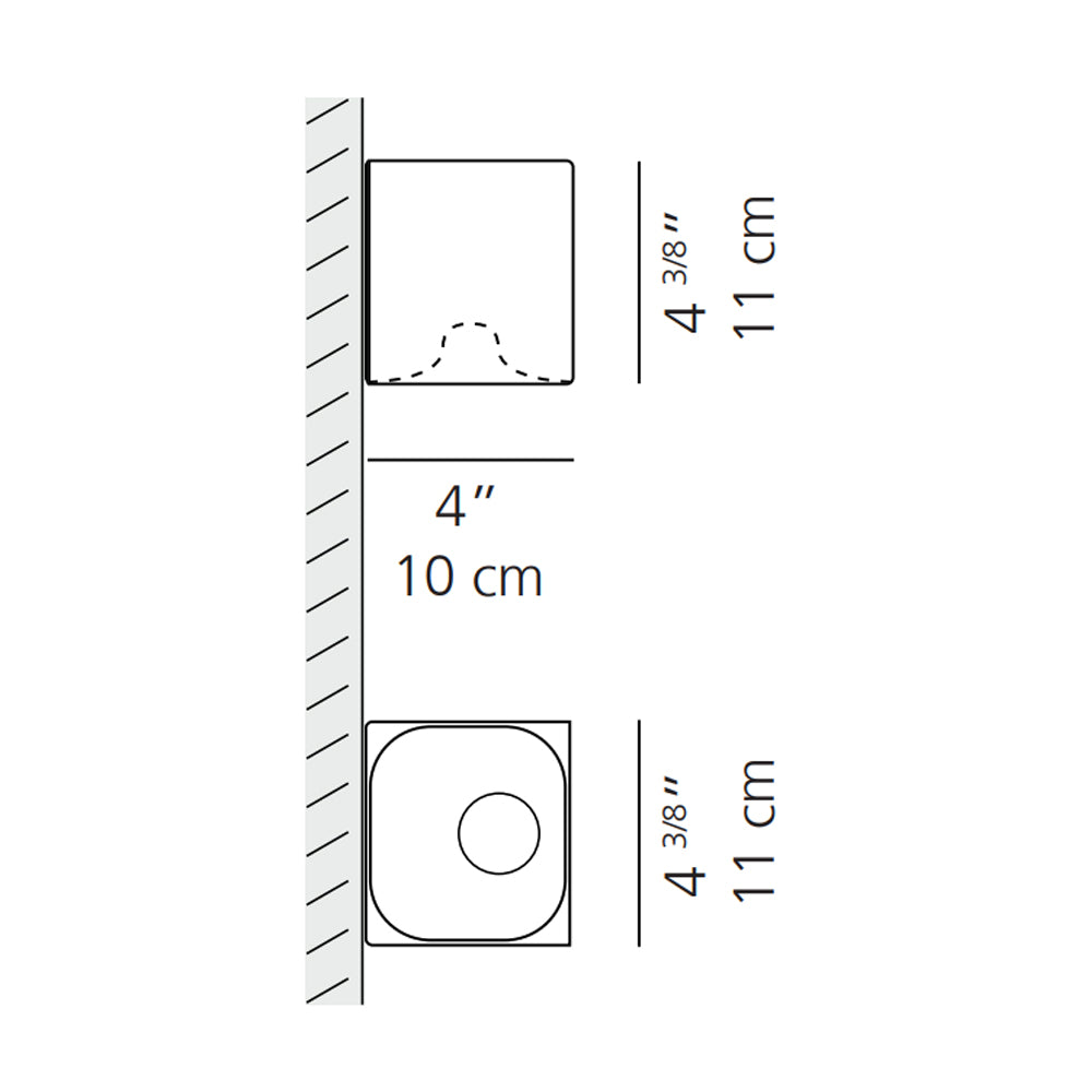 Artemide Aede Wall LedArtemide Aede | Cube Wall Light - Loftmodern 6