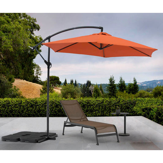 Aiden Outdoor Umbrella Orange by Whiteline