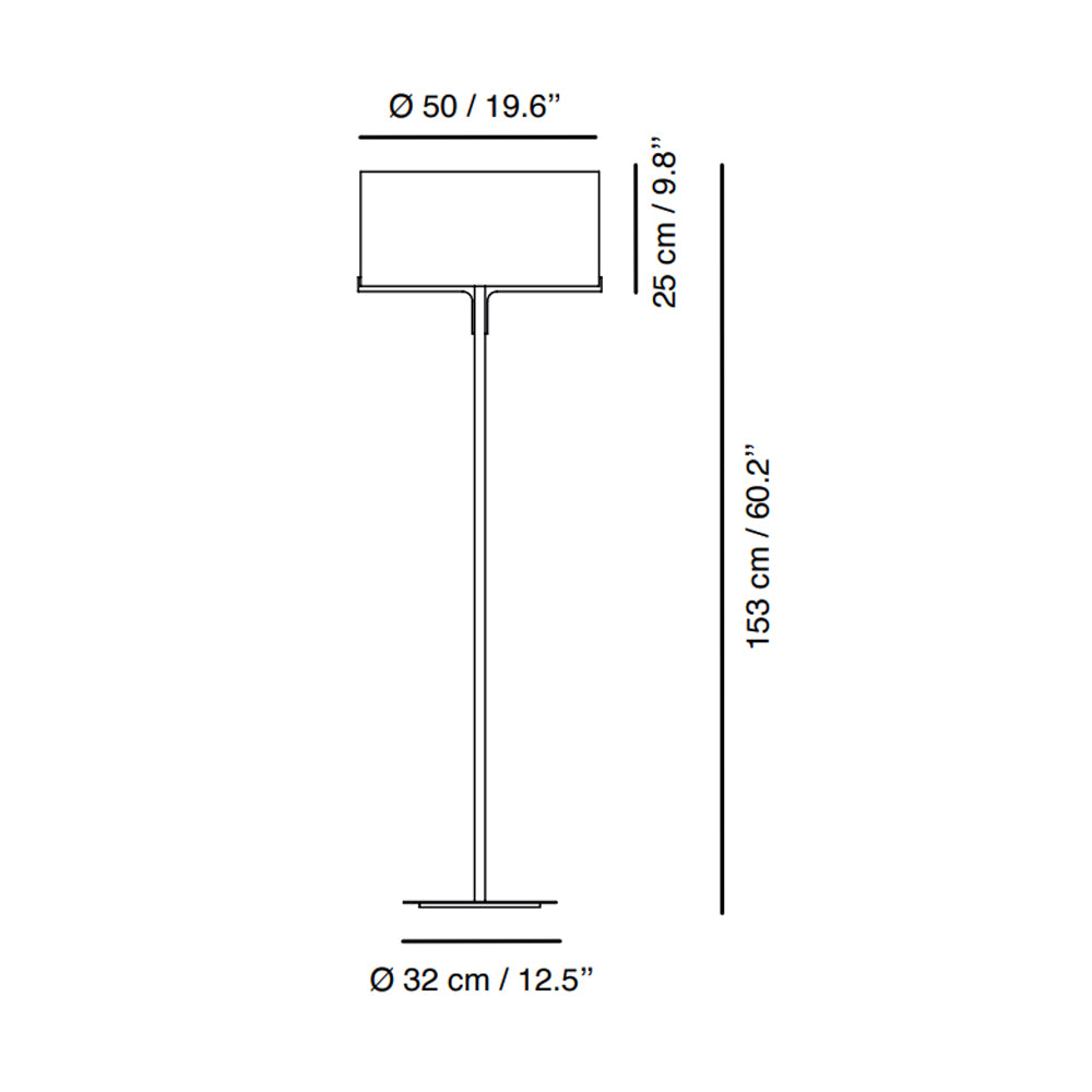 Aitana Floor Lamp 50 Small by Carpyen - LoftModern