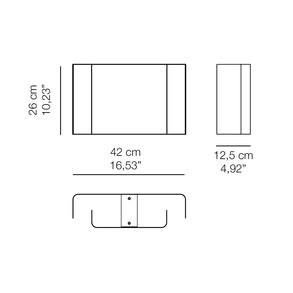 Alalunga LED Wall Light by Karboxx