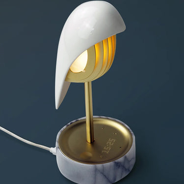 Daqiconcept Alarm Clock + Light Chirp White Marble