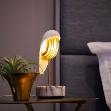 Daqiconcept Alarm Clock + Light Chirp White Marble
