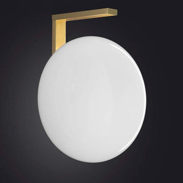 Oluce Alba 174 wall-mounted lamp for contemporary living room or office interiors