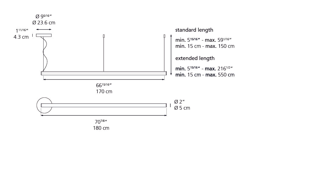 Artemide Linear Suspension - Sophisticated Geometric Lighting