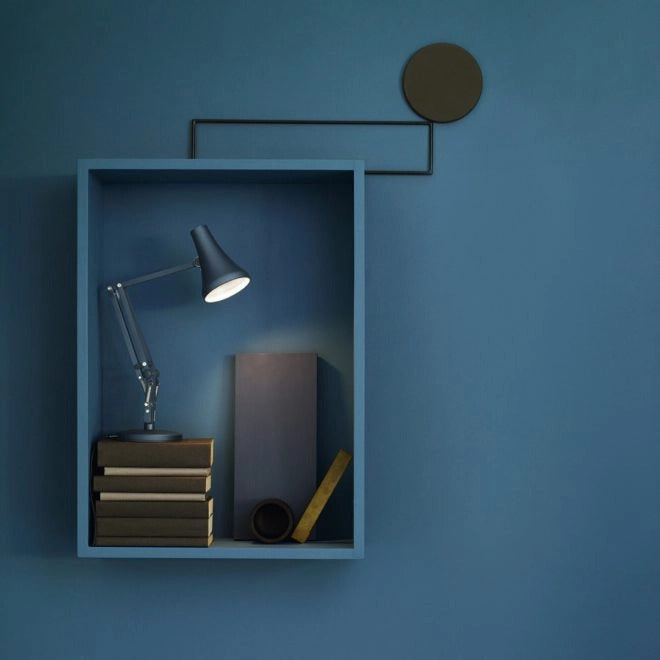 Anglepoise 90 Mini Mini - Steel Blue Desk Lamp