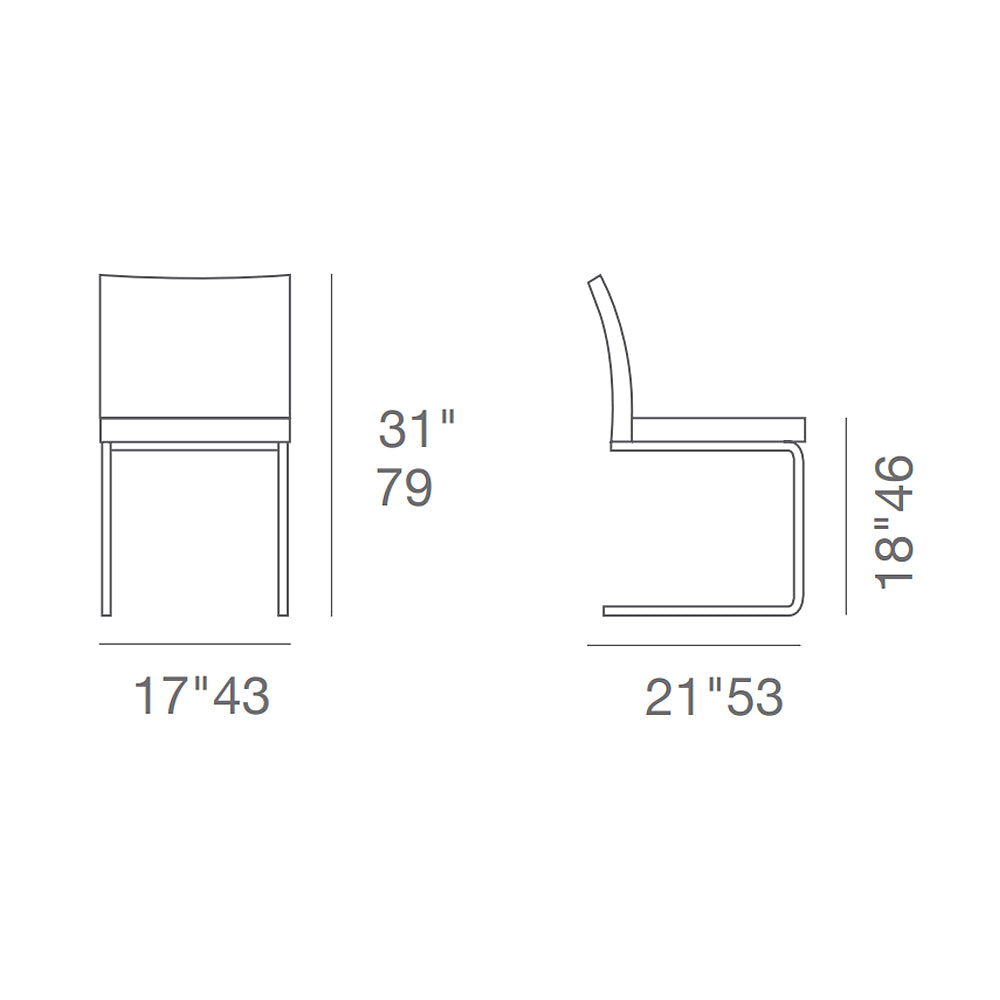 Soho Concept Aria Flat Chair Fabric | Loftmodern 16