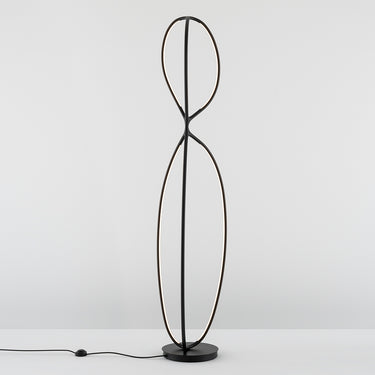 Artemide Arrival Floor Lamp - Dimmable Warm White LED Light, Black
