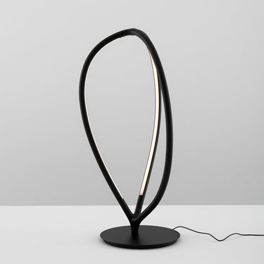 Arrival Modern Table Lamp with Dimmable LED Light, Black